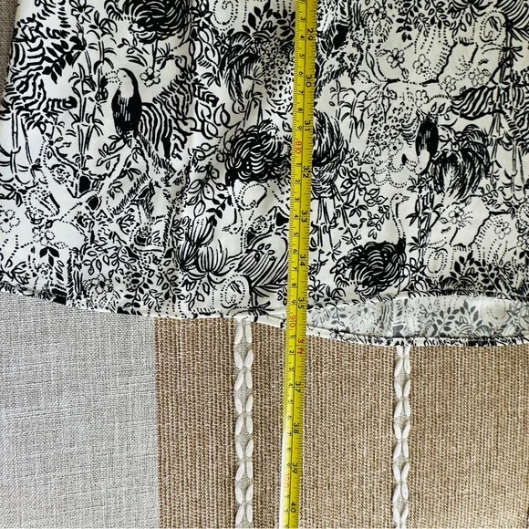 Lilly Pulitzer Olivine A-line Animal and Floral Print Long Sleeve Dress - Picture 13 of 14